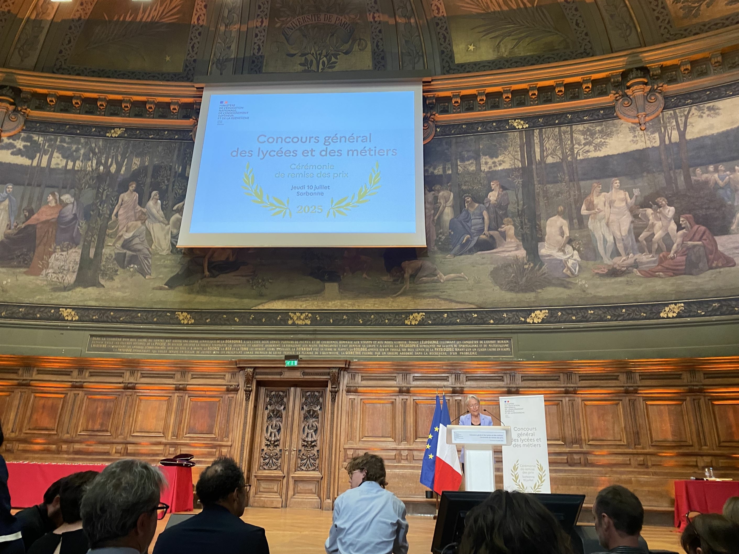 Discours du ministre Elisabeth Borne